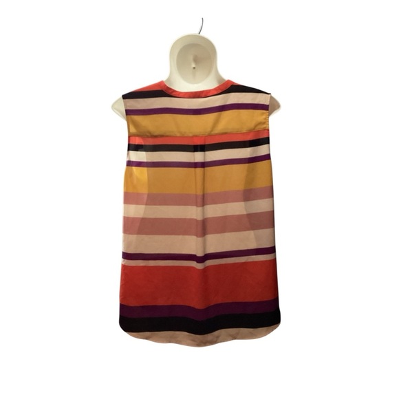 Plus Size, Liz Claiborne Red and Black Sleeveless Blouse Relaxed Fit, 3X - Picture 2 of 7